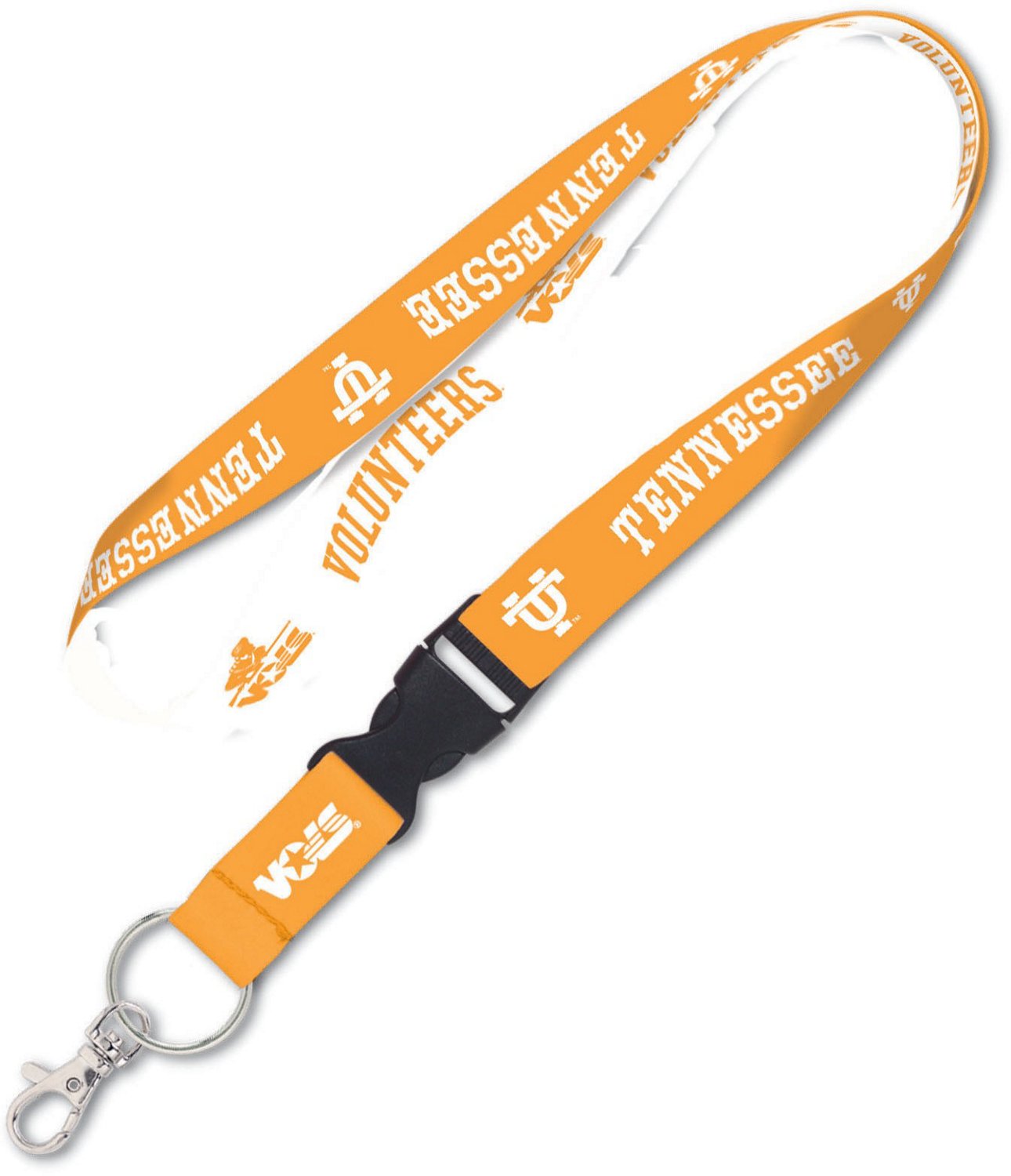 NCAA Tennessee Volunteers Lanyard - 24 Inch Team Spirit Keychain With Detachable Clip