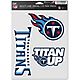 WinCraft Tennessee Titans Fan Decals 3-Pack                                                                                      - view number 1 selected