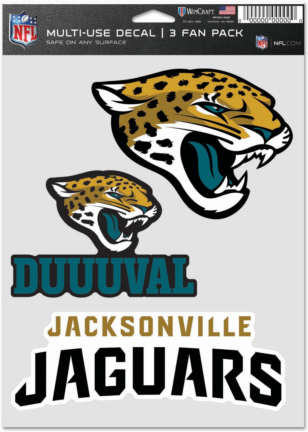 Jacksonville Jaguars Gear, Jaguars WinCraft Merchandise, Store, Jacksonville  Jaguars Apparel