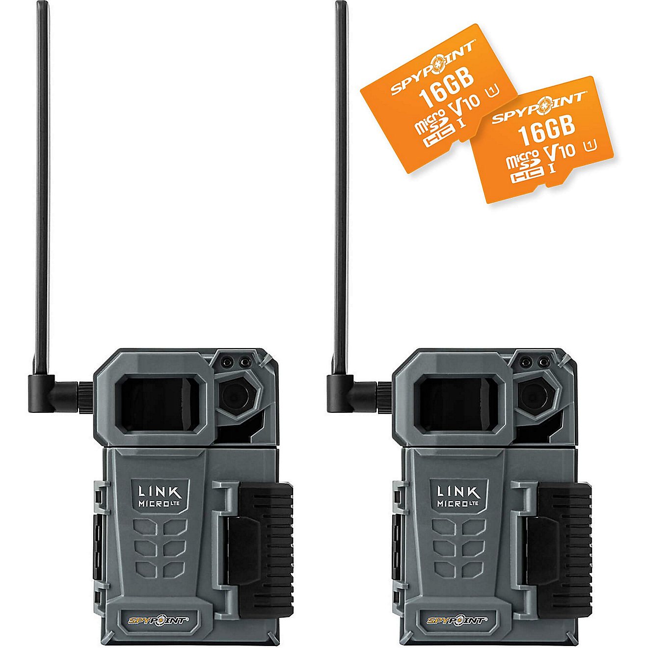 SpyPoint Link-Micro LTE Cellular Trail Camera, Twin Pack with 2 Micro SD Cards                                                   - view number 1