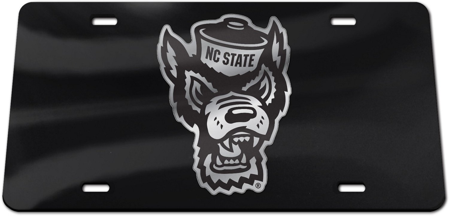 WinCraft North Carolina State University Blackout License Plate | Academy