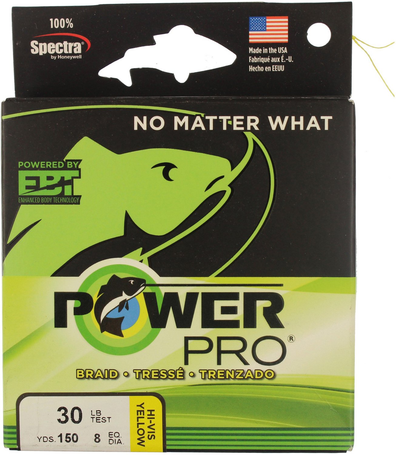 P-Line PO0300150Y Pro Moss 30 lb - 150 yd Fishing Line                                                                           - view number 1