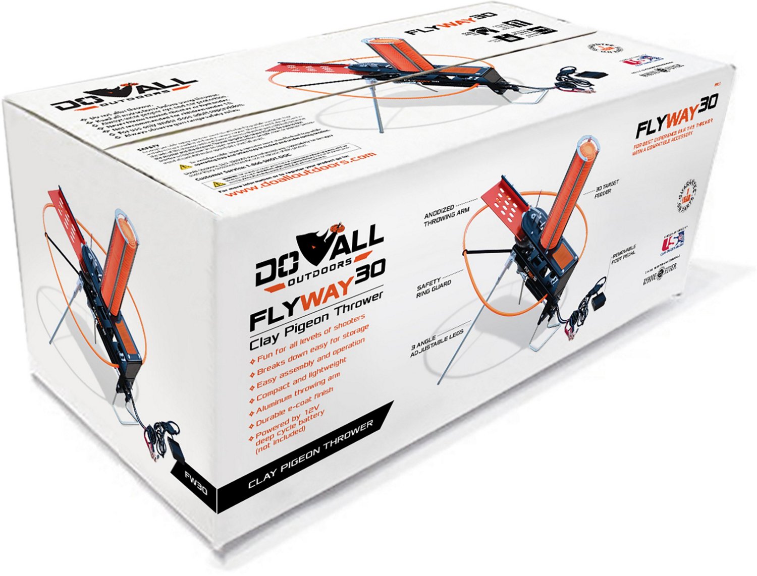 DoAll Outdoors Flyway 30 Clay Pigeon Thrower Academy