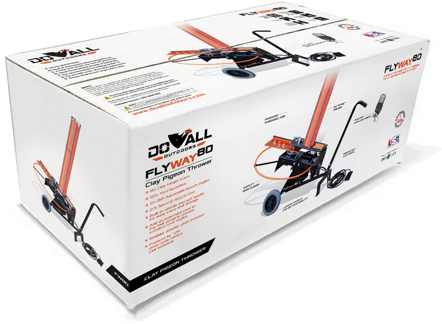 Do-All Outdoors Flyway 80 Clay Pigeon Thrower                                                                                    - view number 2