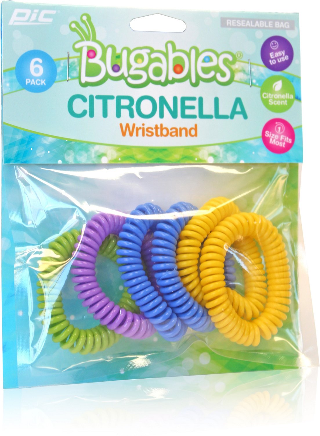 PIC Bugables Citronella Wrist Band 6-Pack                                                                                        - view number 3