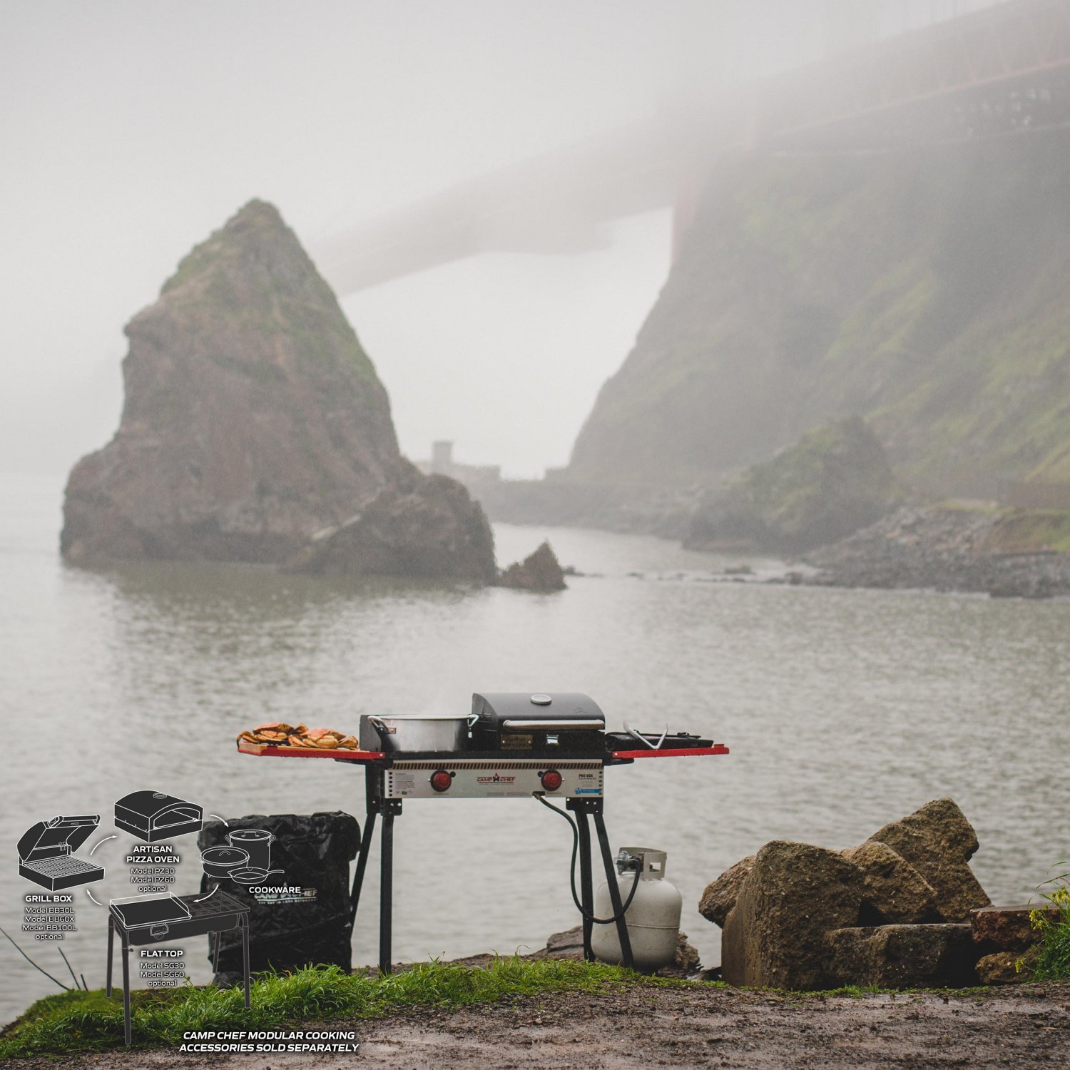 Camp Chef Deluxe 2 Burner Portable Stove                                                                                         - view number 5