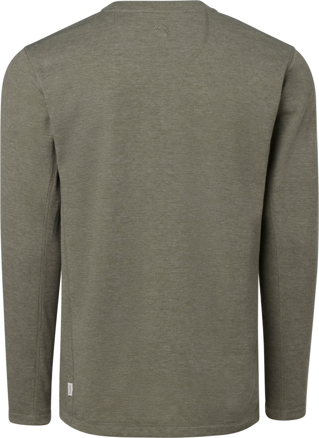 Magellan Outdoors Men's Base Camp Thermal Heathered Long Sleeve Henley Top - view number 2