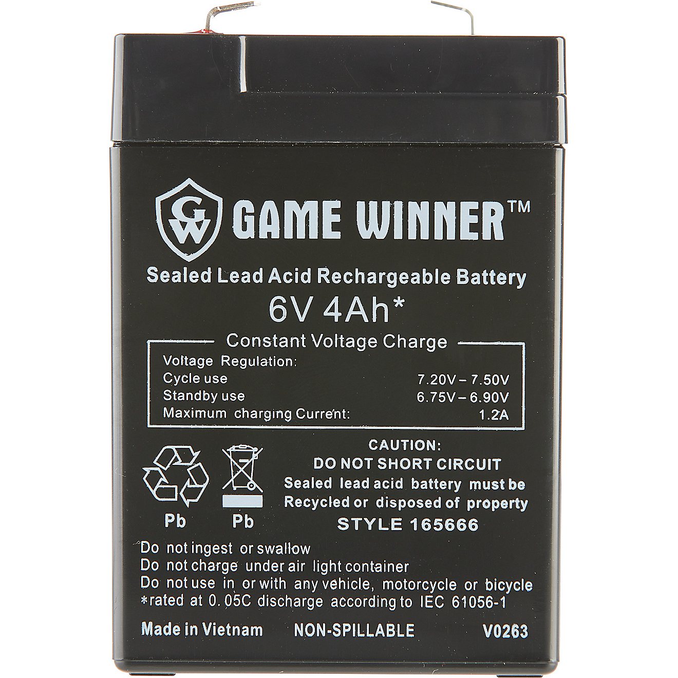 Game Winner 6V 4.0Ah Battery                                                                                                     - view number 2