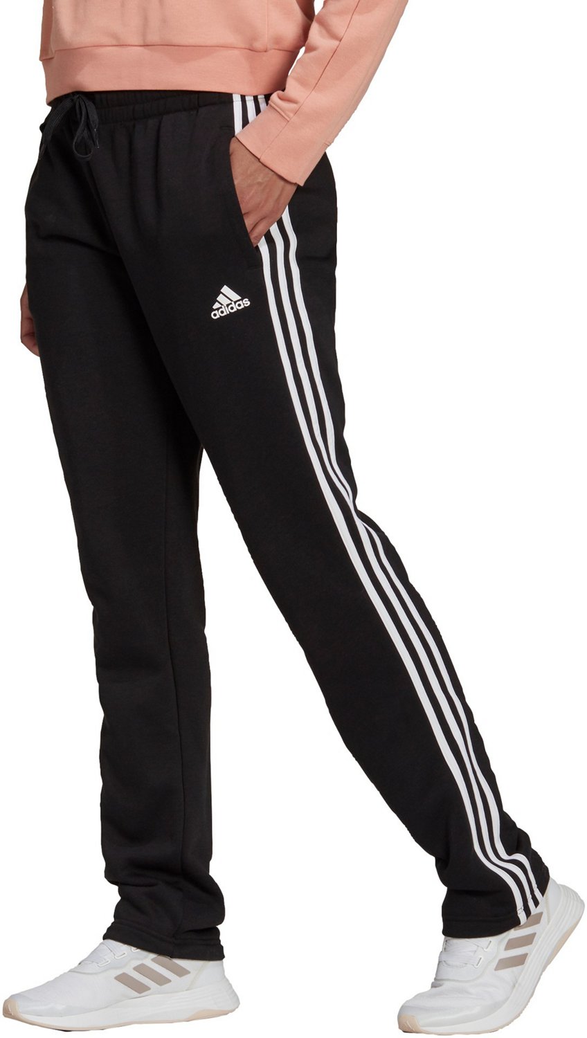 adidas Comfort Fleece 3-Stripes Track Pants | Academy