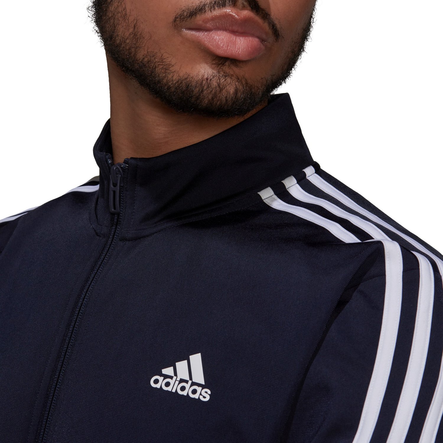 adidas Men’s 3-Stripe Tricot Track Jacket                                                                                      - view number 4