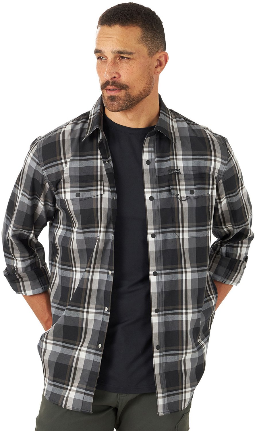 Wrangler Men's ATG 2 Pocket Utility Shirt