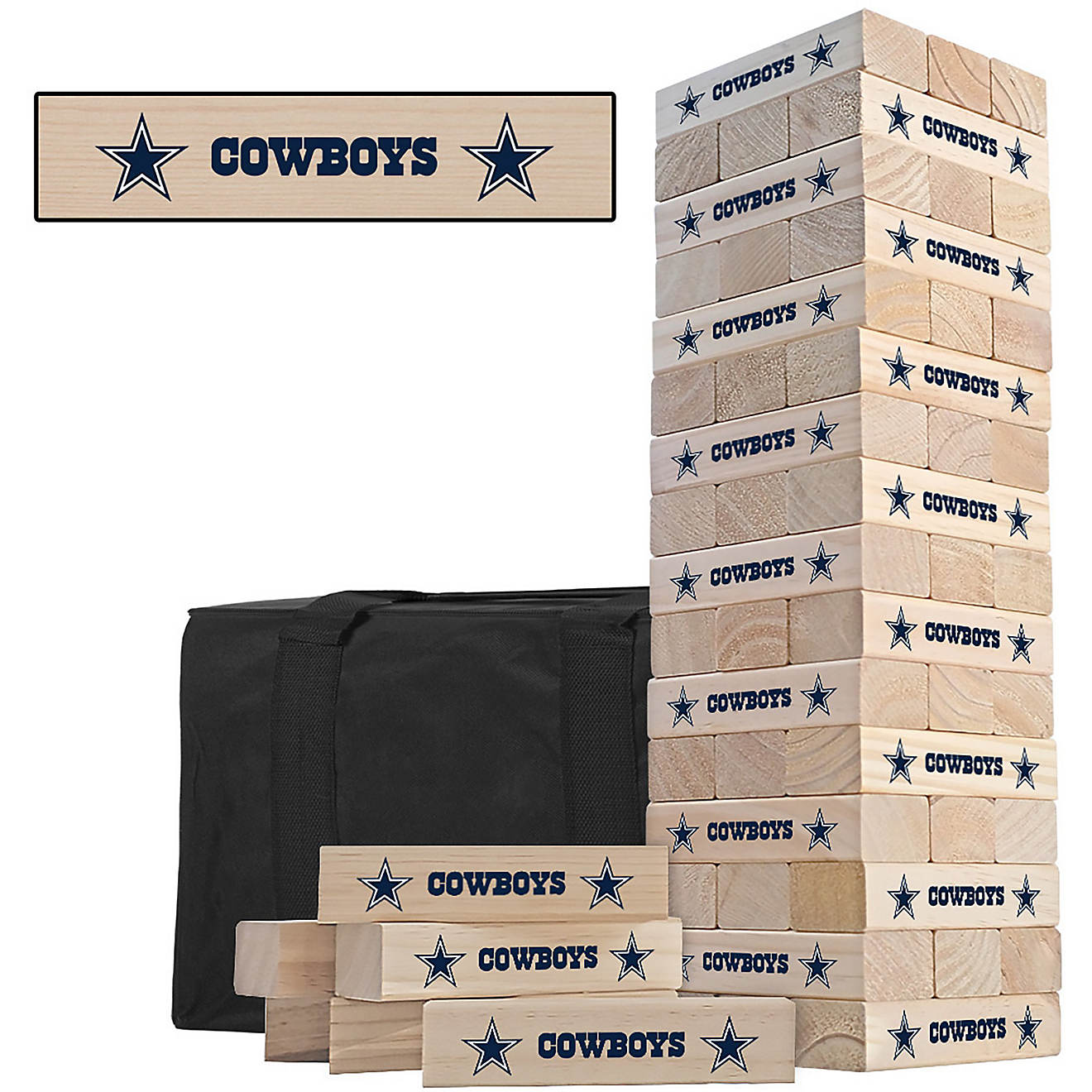 Victory Tailgate Dallas Cowboys Game Day Tumble Tower Game                                                                       - view number 1