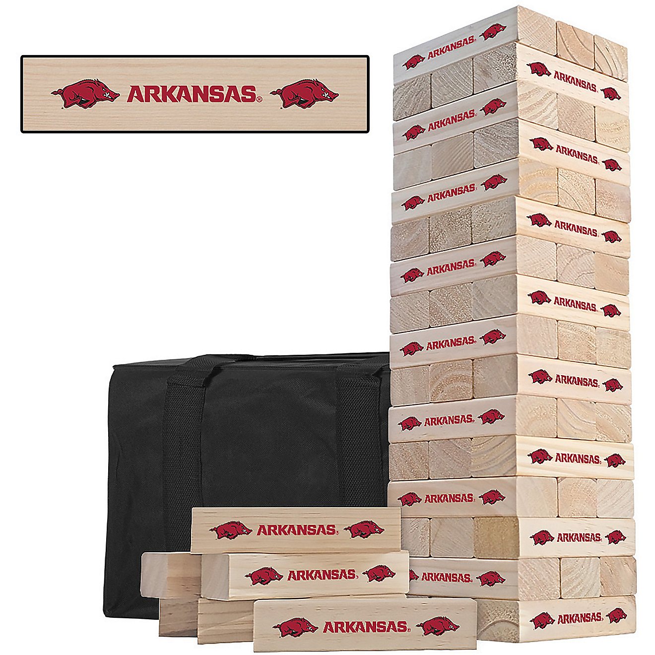 Victory Tailgate University of Arkansas Game Day Tumble Tower Game                                                               - view number 1