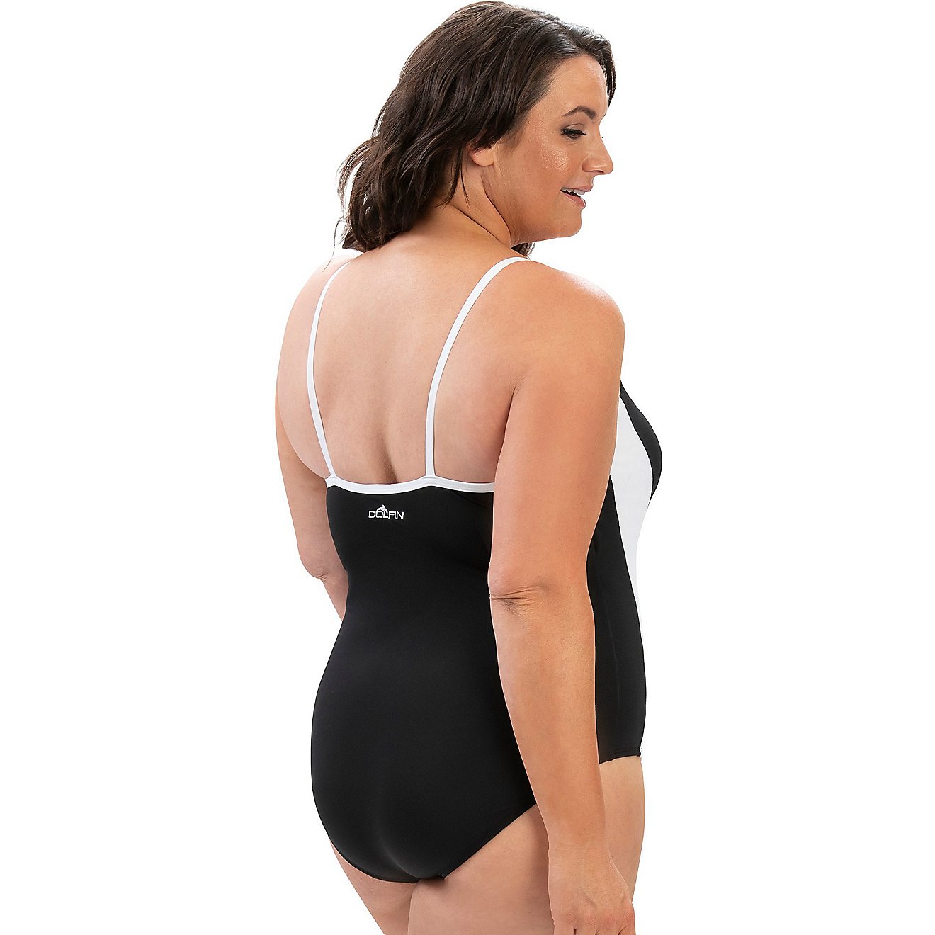 Dolfin Women's Aquashape Straight Back Lap 1-Piece Swimsuit                                                                      - view number 2