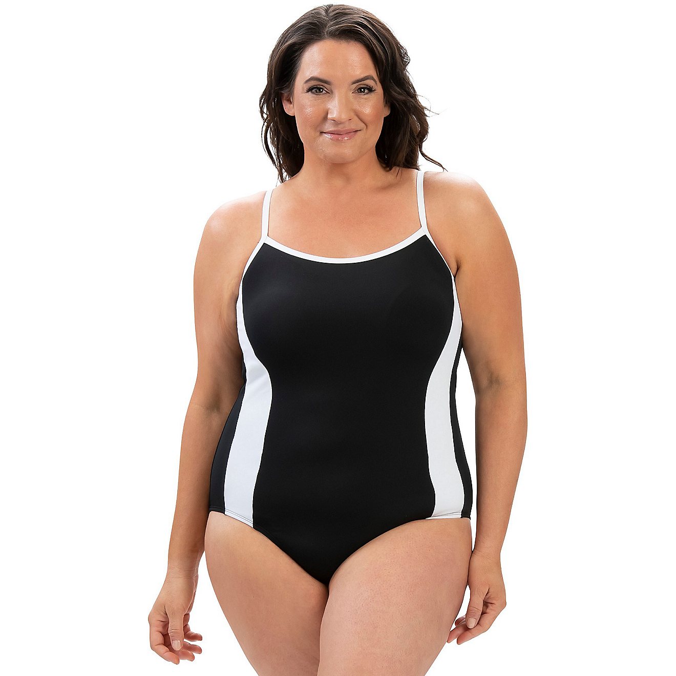 Dolfin Women's Aquashape Straight Back Lap 1-Piece Swimsuit                                                                      - view number 1