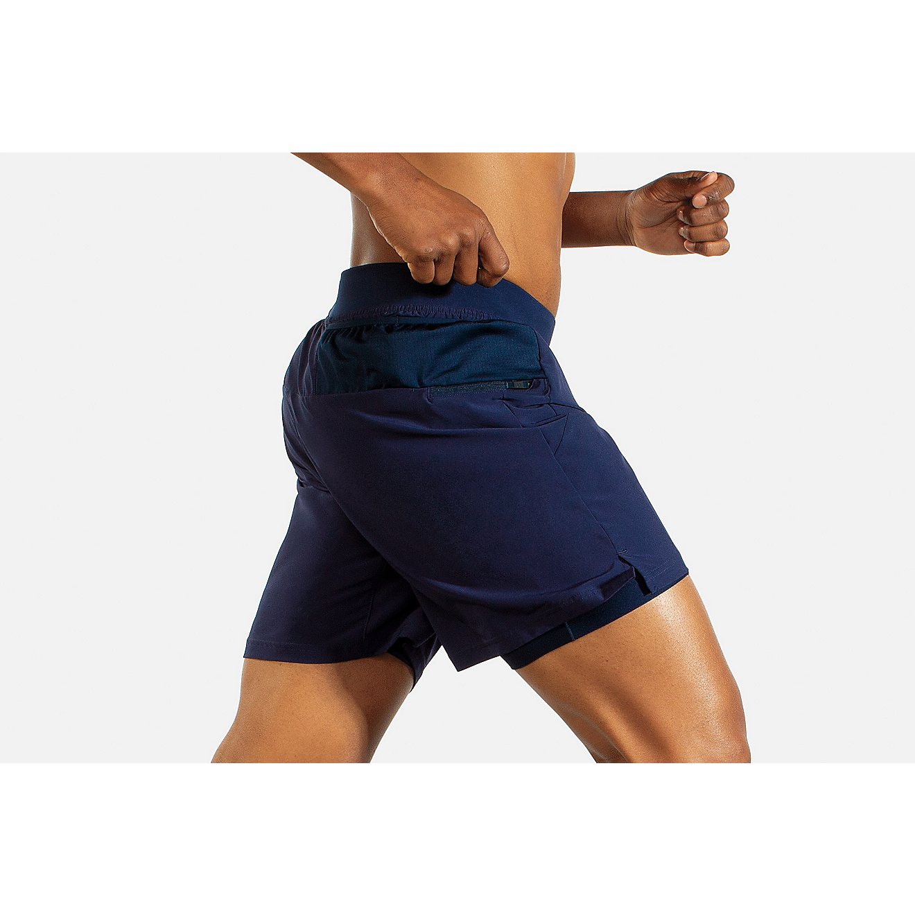 Brooks Men's Sherpa 2-in-1 Running Shorts 7-in                                                                                   - view number 3