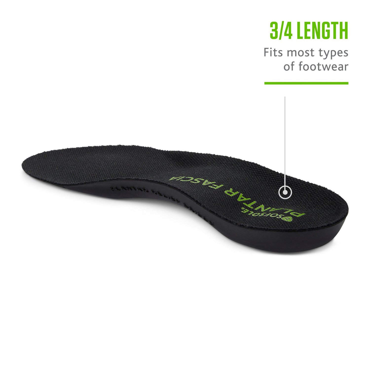 Sof Sole Men's 3/4-Length Plantar Fascia Orthotic Insoles - view number 5