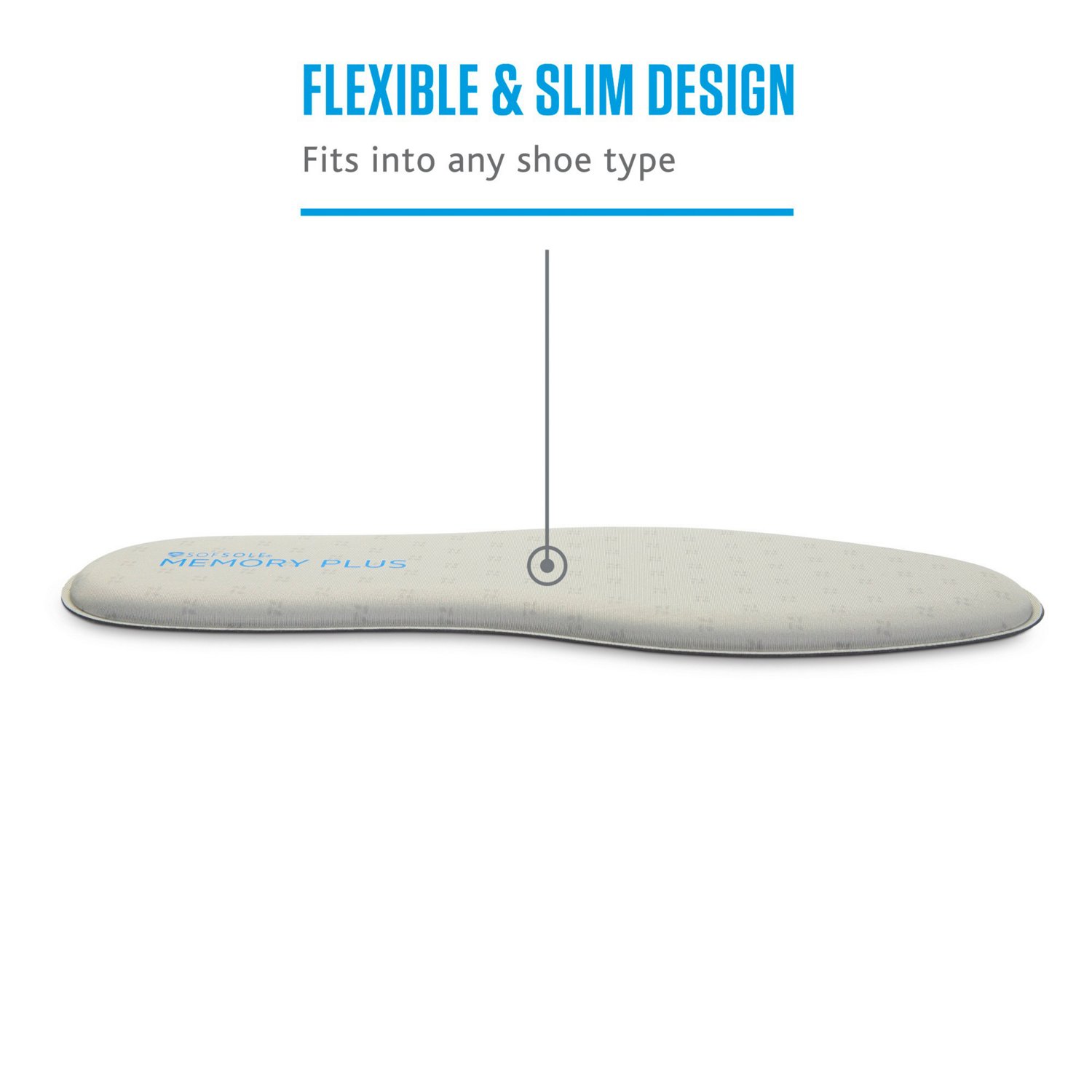 Sof Sole® Adults' Memory Plus Insoles - view number 7