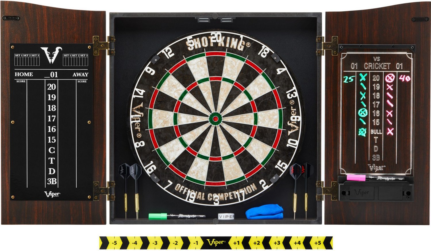 Viper Bristle Dartboard Bundle Academy