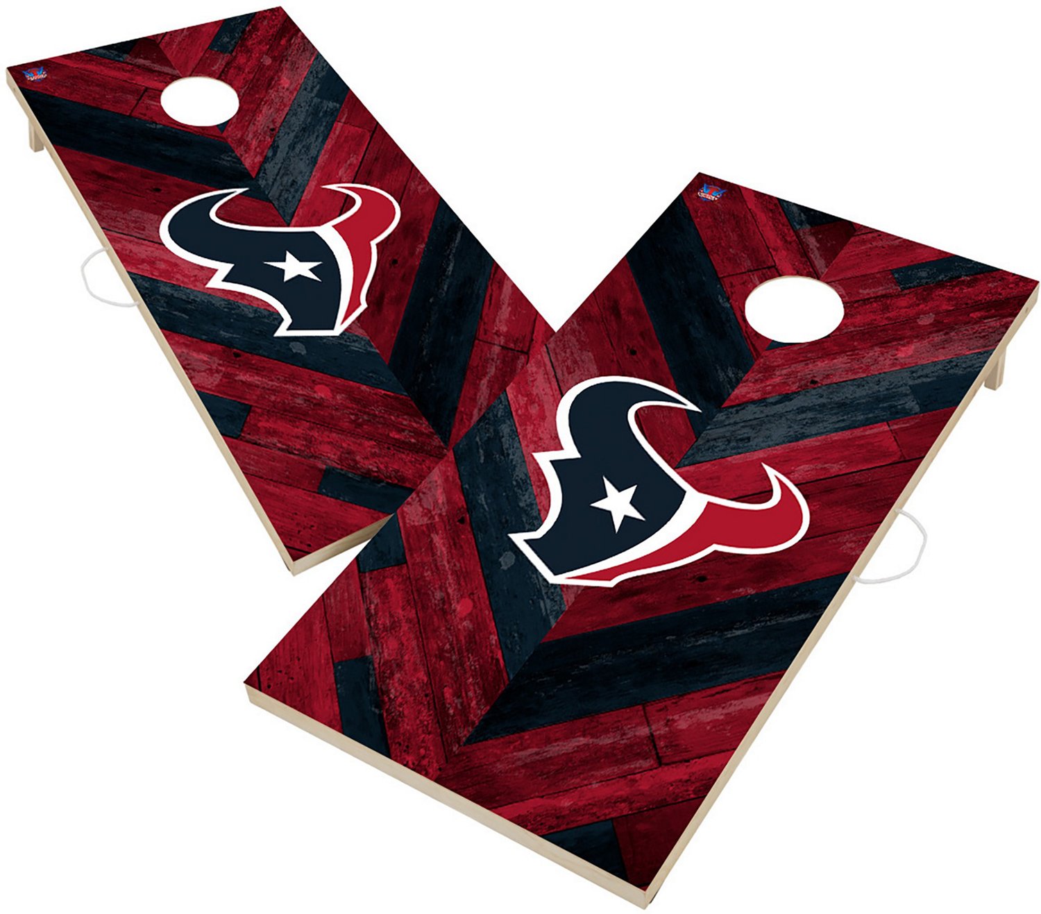 Victory Tailgate Houston Texans Solid Wood 2 Ft X 4 Ft Cornhole Game ...