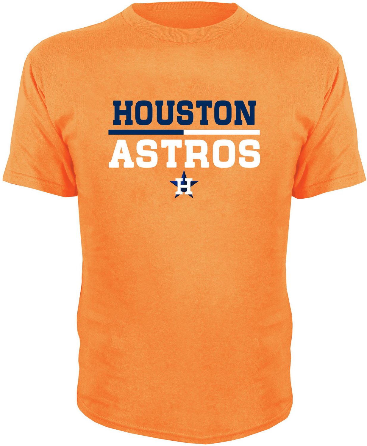 Stitches Houston Astros Mens Small Logo Polo Shirt