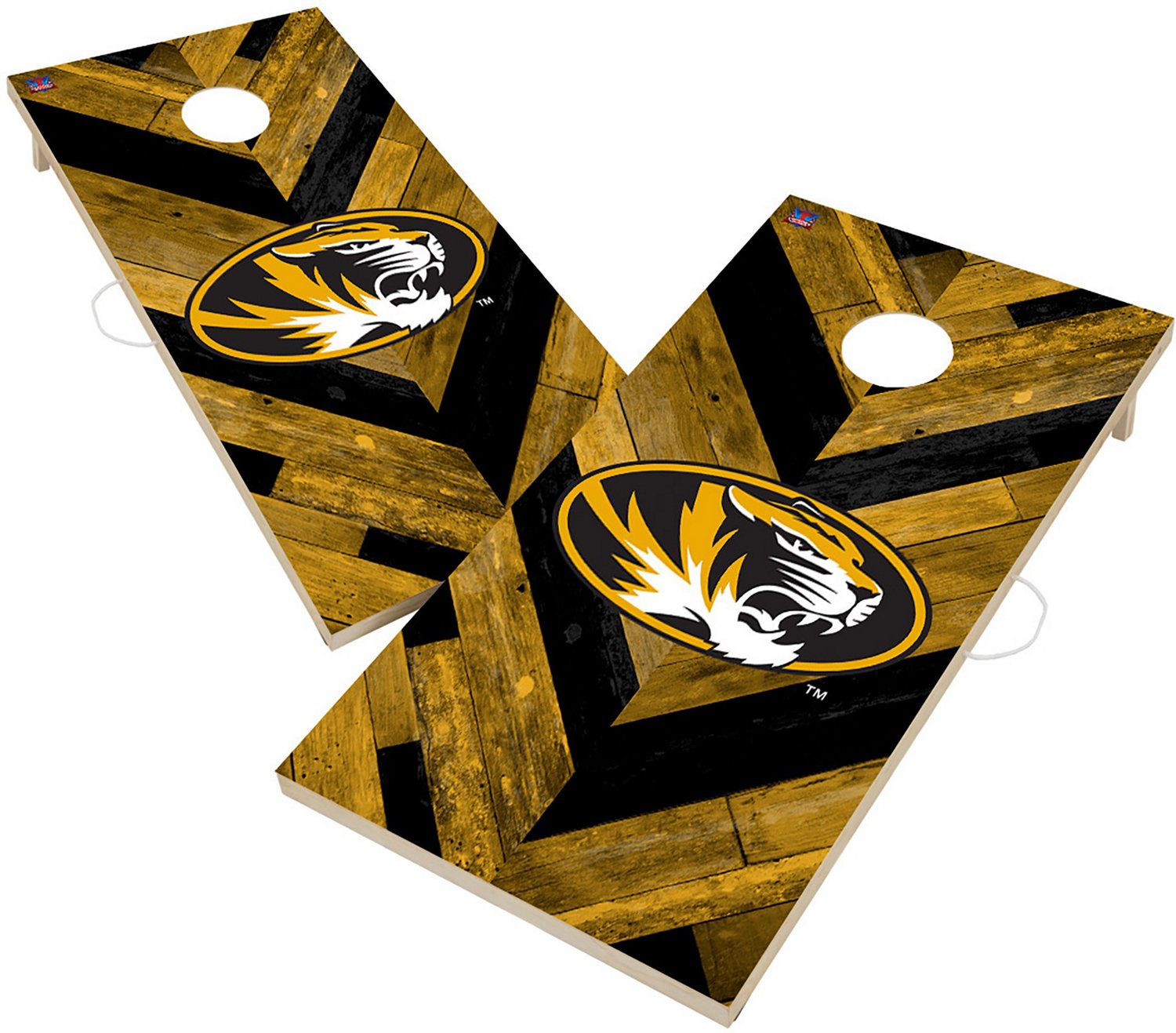 Victory Tailgate University of Missouri Solid Wood 2 ft x 4 ft Cornhole Game