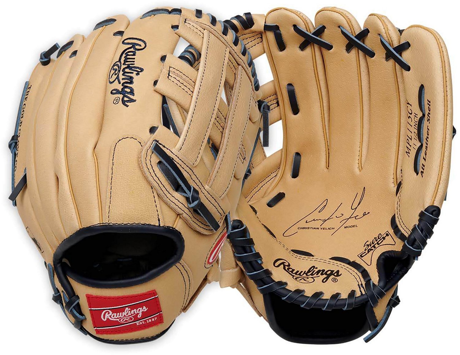 Rawlings 11.5"  Youth Mark of a Pro Lite Christian Yelich Baseball Glove                                                         - view number 1 selected