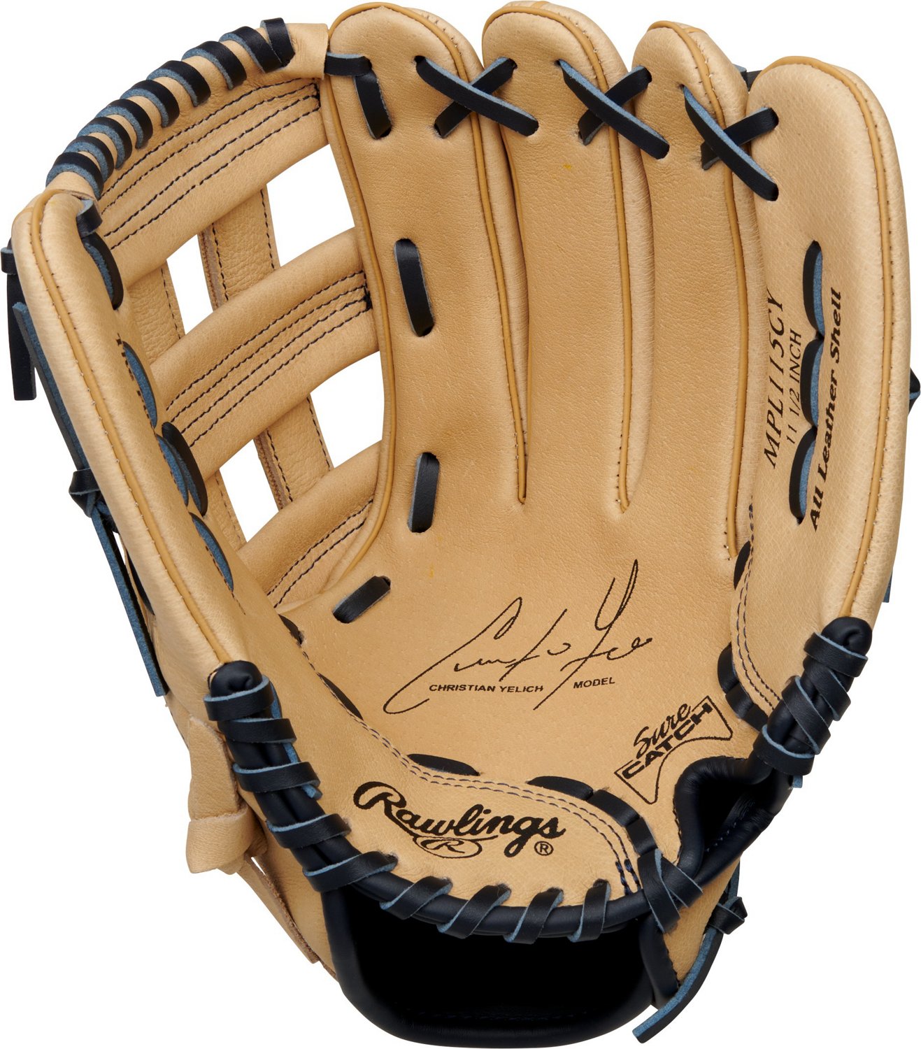 Rawlings 11.5 Sure Catch Christian Yelich Baseball Glove — DiscoSports