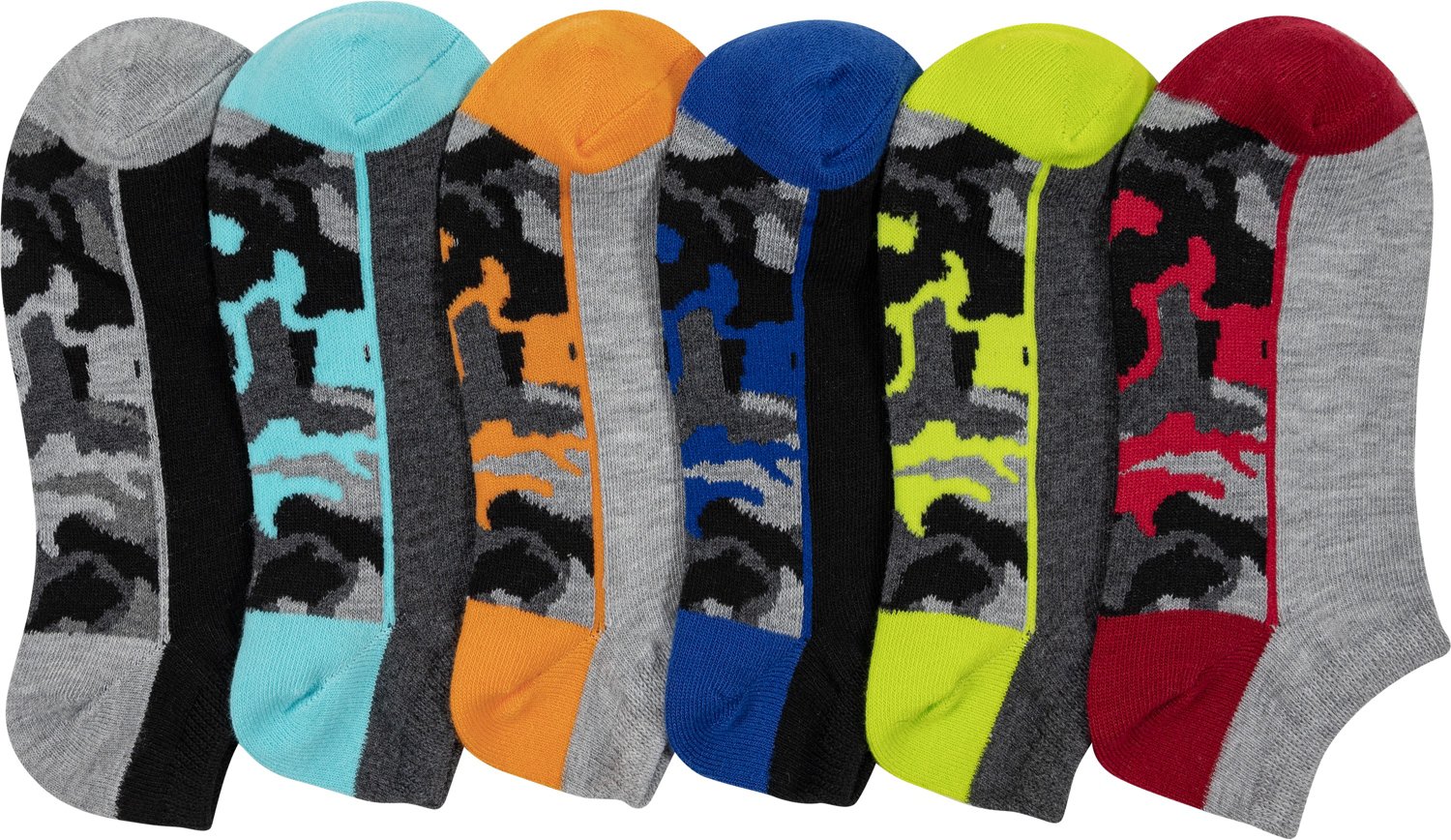 No-Show Socks 6-Pack For Boys