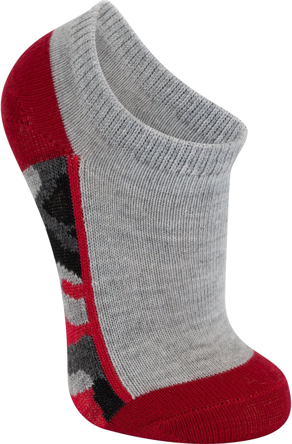 BCG Boys’ Super Soft Multi Camo No Show Socks 6 Pack - view number 3