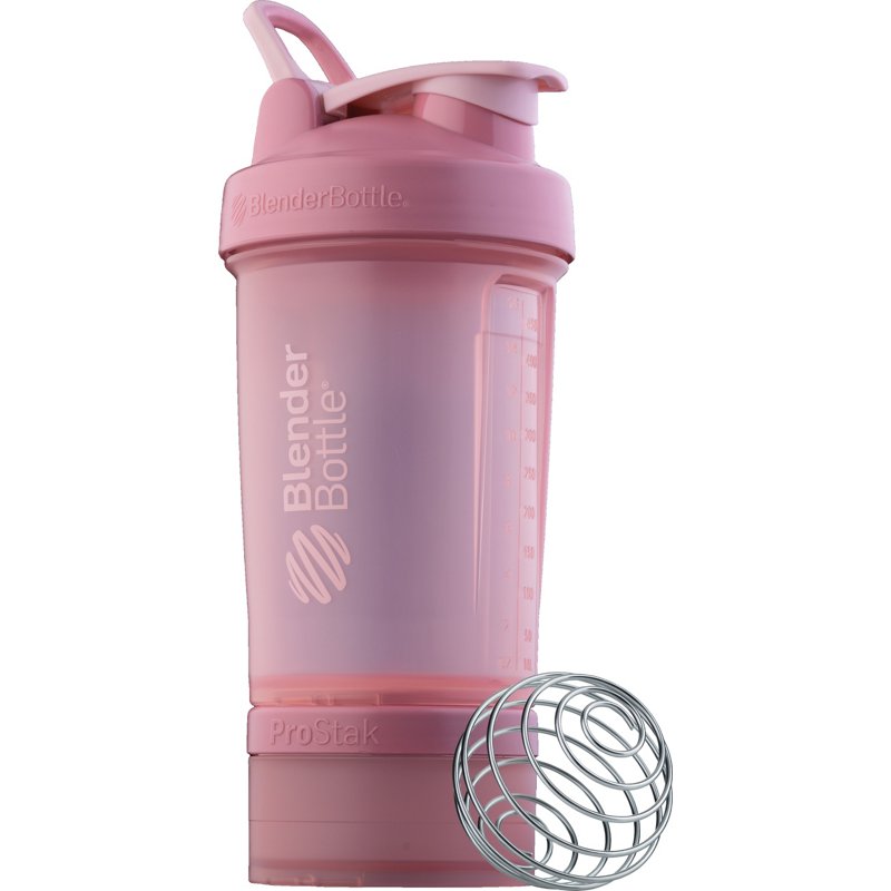 BlenderBottle Blender Bottle ProStack 22 oz Shaker Bottle Pink Light - Health Supplements at Academy Sports