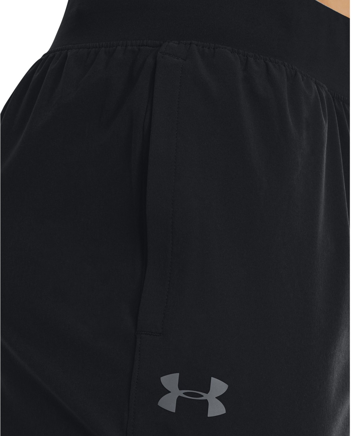 Under Armour Men's Stretch Woven Utility Tapered Workout Pants , Khaki Base  (289)/Black , Small : : Mode