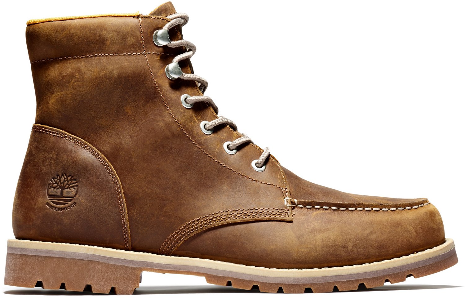 Timberland Men s Redwood Falls Waterproof Moc Toe Boots Academy