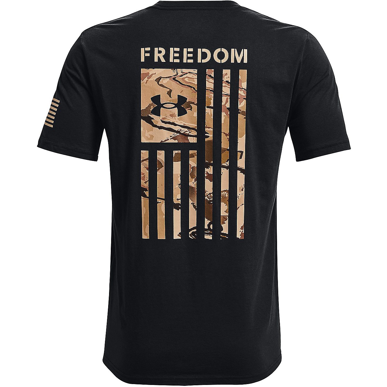 Under Armour Men's New Freedom Flag Camo Short Sleeve T-shirt                                                                    - view number 5