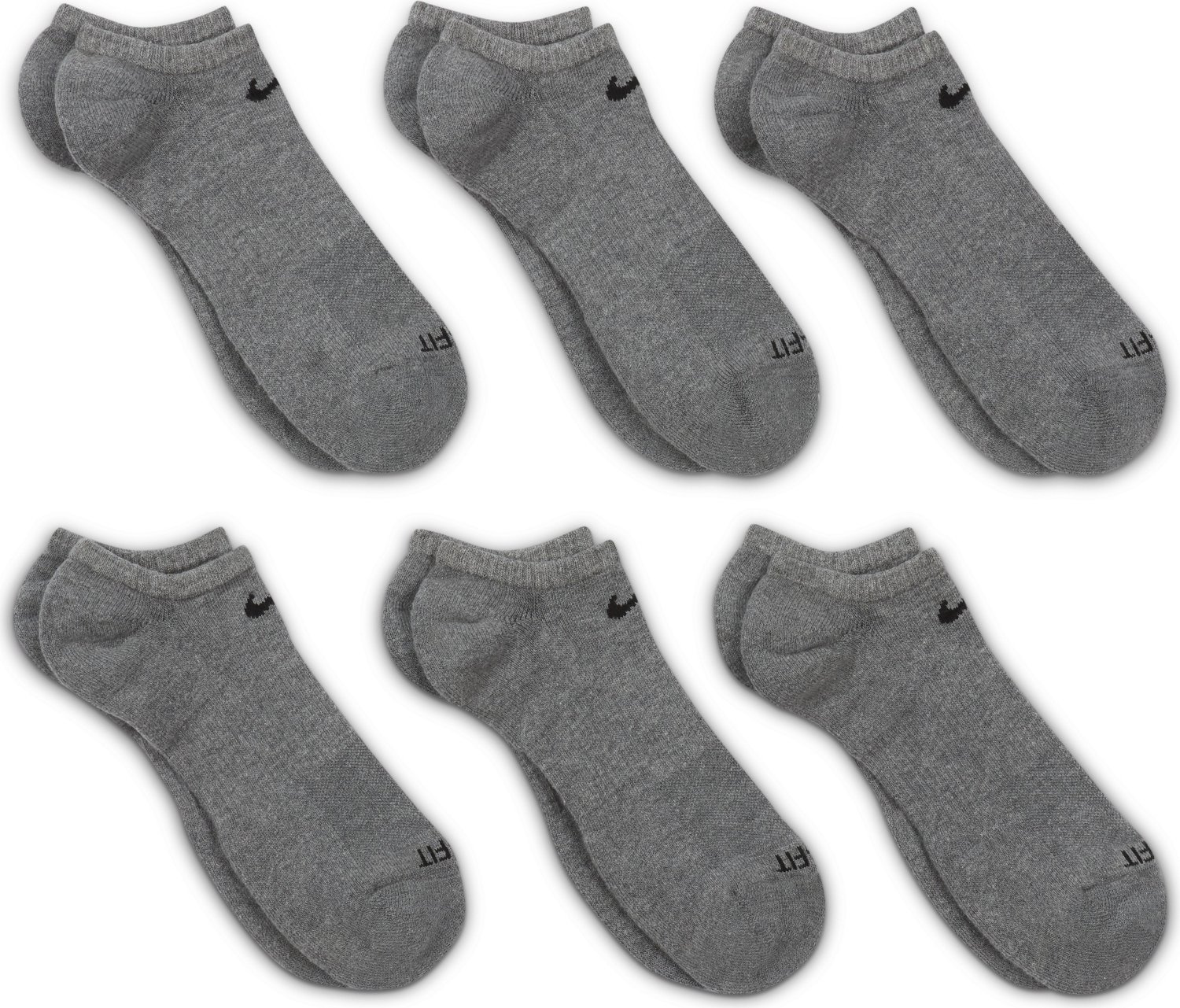 Nike no show sales socks 6 pack