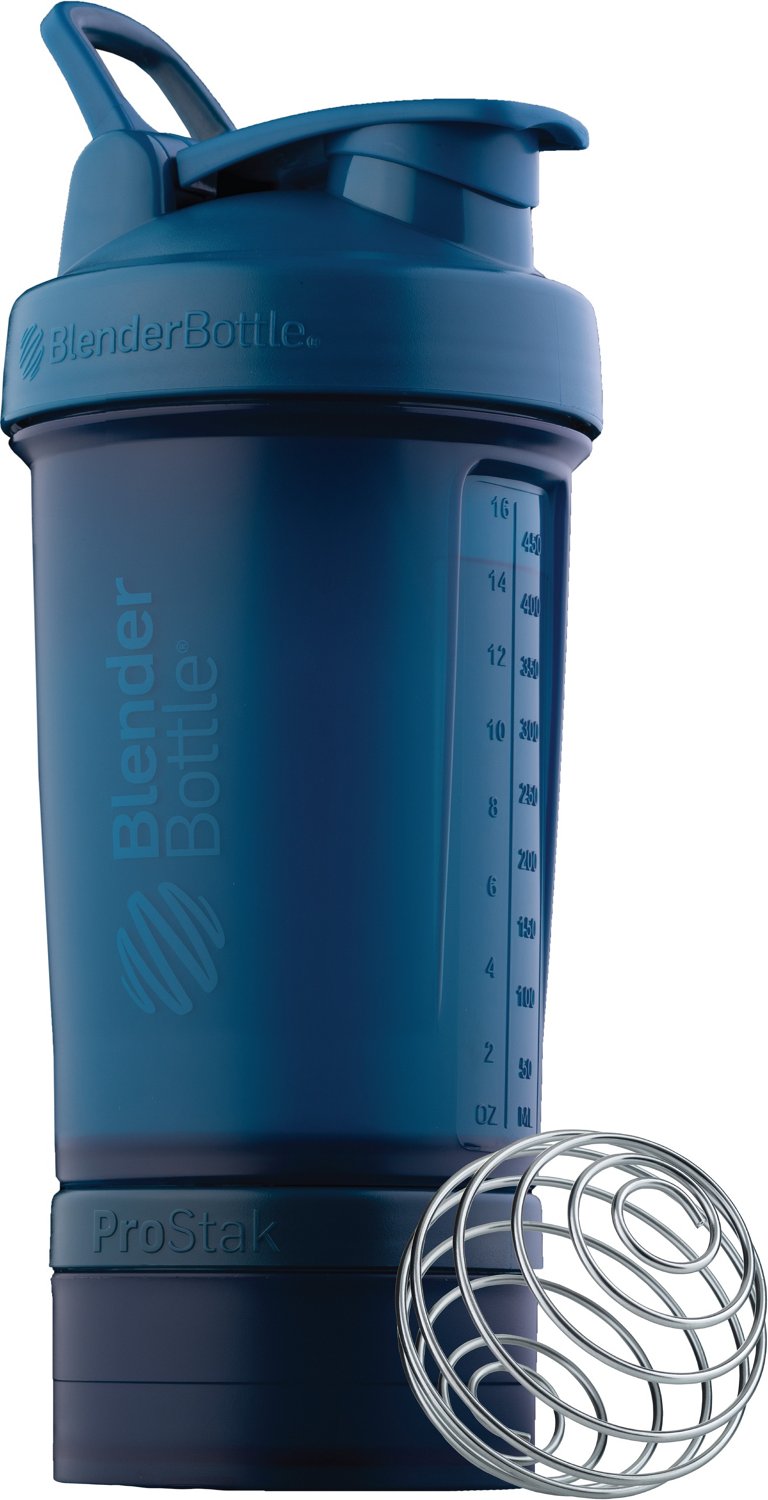 BlenderBottle ProStak 22 Oz Gray Shaker Cup with Flip-Top Lid