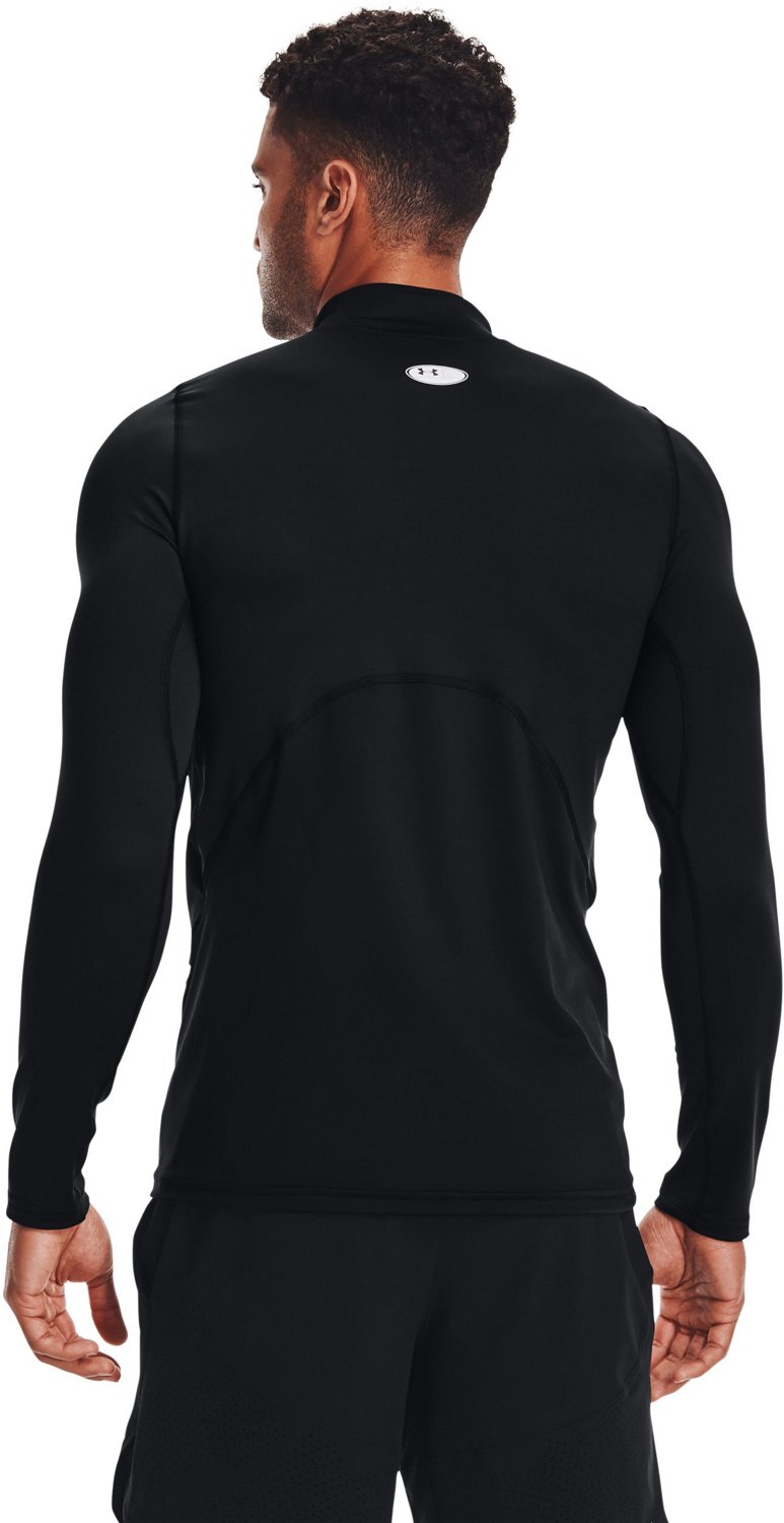 41210-a Under Armour Turtleneck Black Polyester Size Medium Fitted Adult  Mens