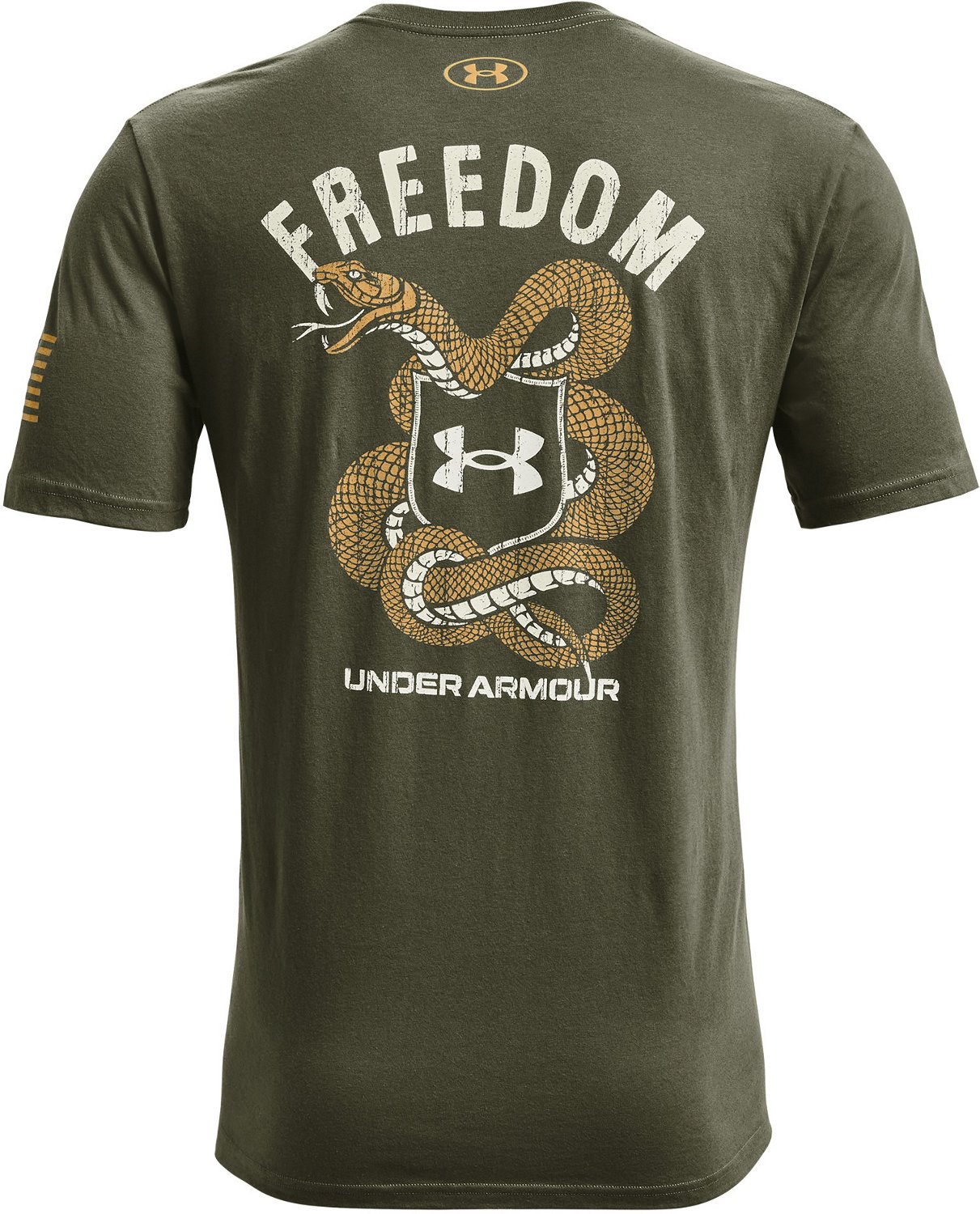 Under Armour Men's New Freedom Snake Short Sleeve Tshirt Academy