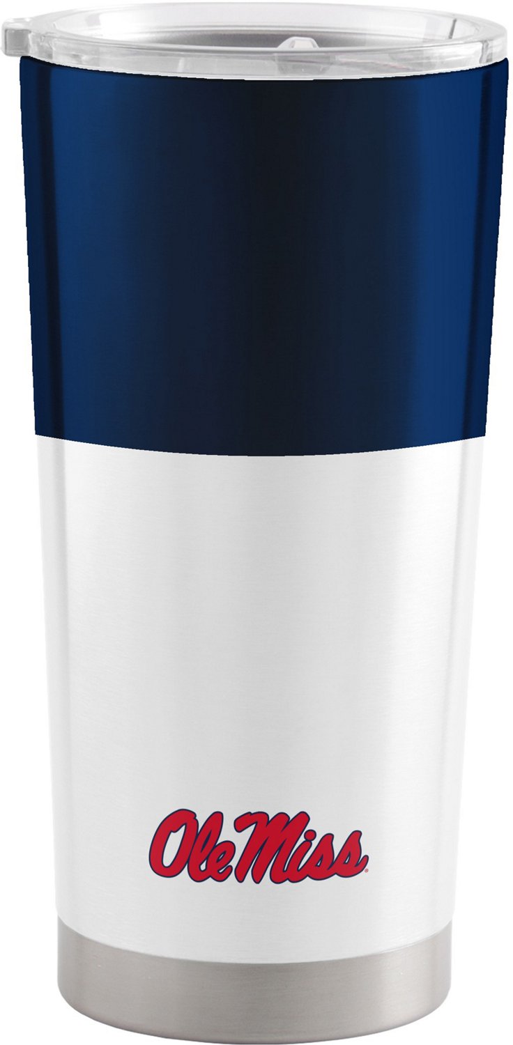 Logo University of Mississippi Colorblock Stainless Steel 20 oz Tumbler                                                          - view number 2