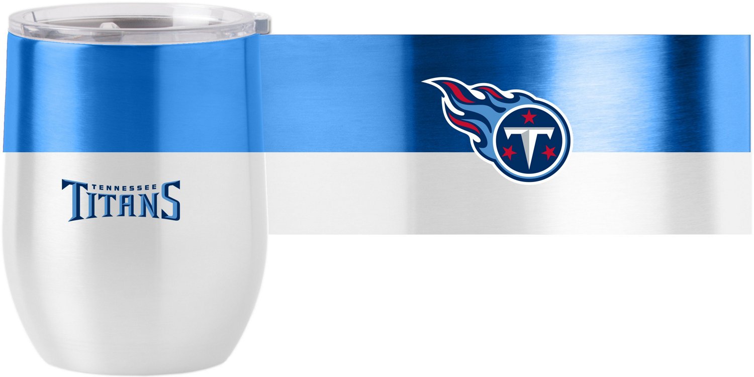Logo Tennessee Titans 16 oz Curved Stainless Steel Colorblock Tumbler - view number 2