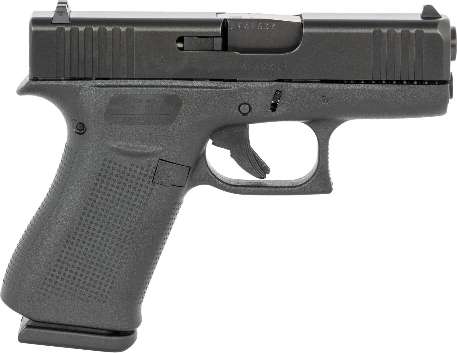 GLOCK 43 - G43X 9mm Luger Centerfire Pistol                                                                                      - view number 1 selected