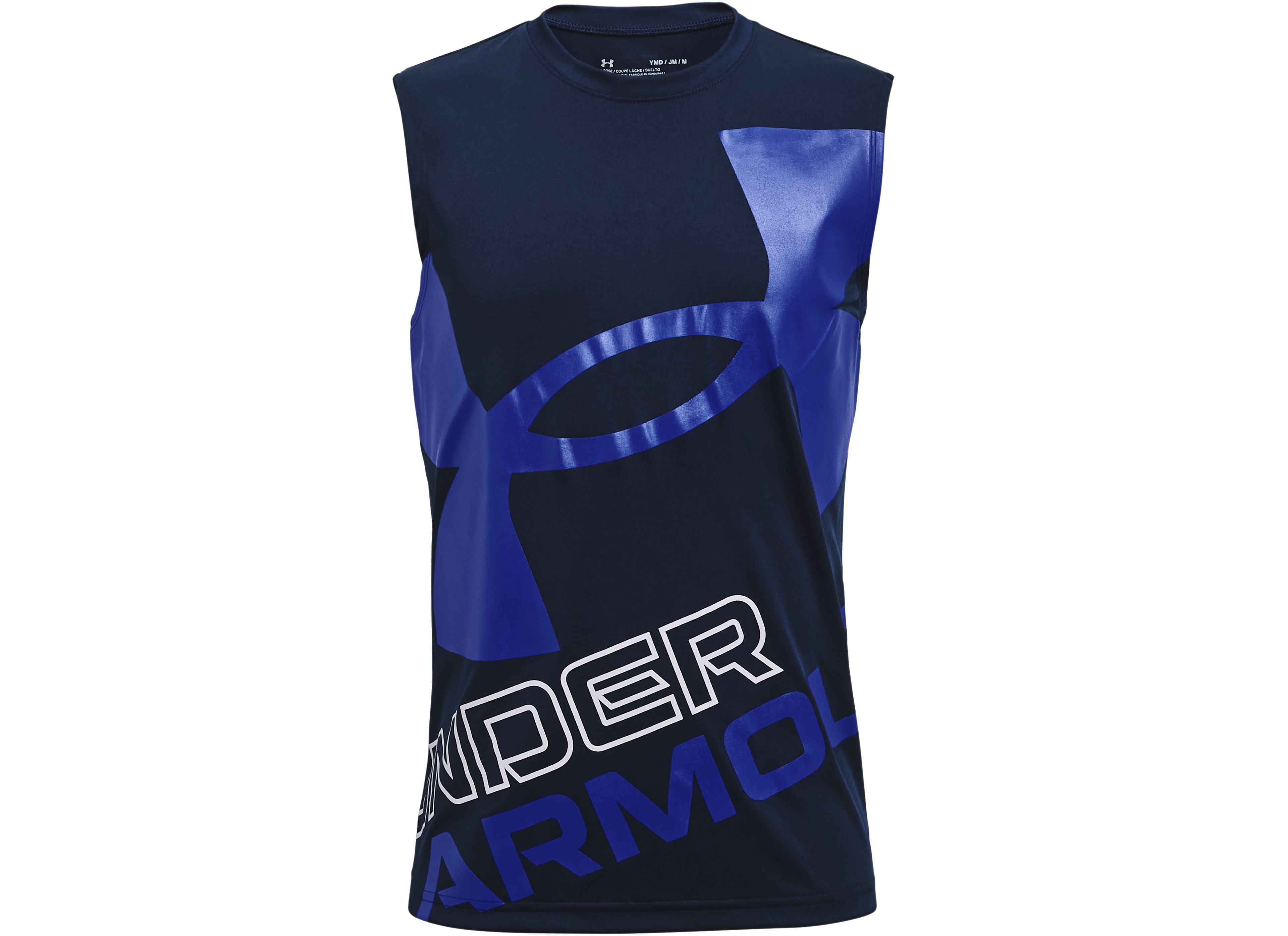 Under Armour Boys' UA Tech™ Exploded Logo Tank Top