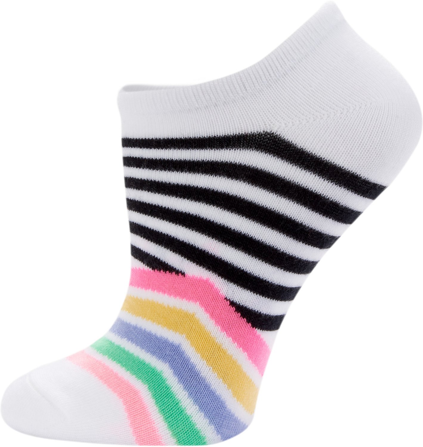 BCG Women's Stripes And Dots No Show Socks 6 Pack - view number 3