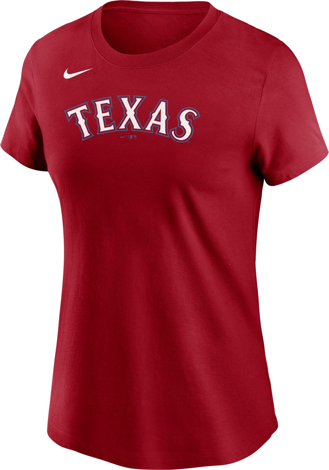 Nike Women's Texas Rangers Wordmark Short Sleeve T-shirt