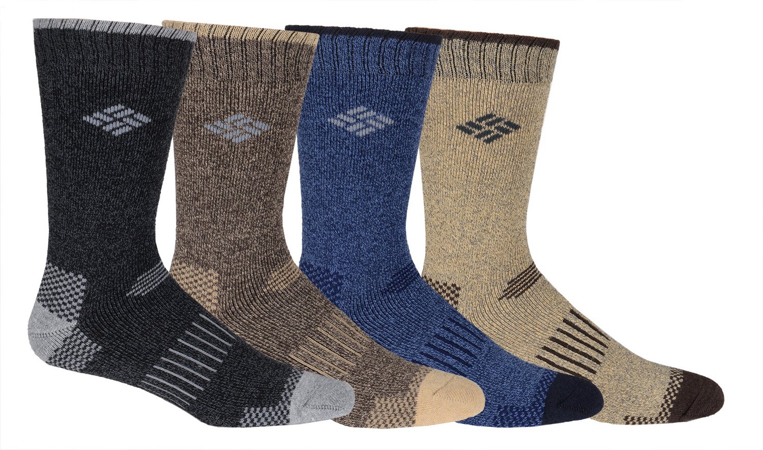 Columbia Sportswear Moisture Control Check Crew Socks 4 Pack - view number 1