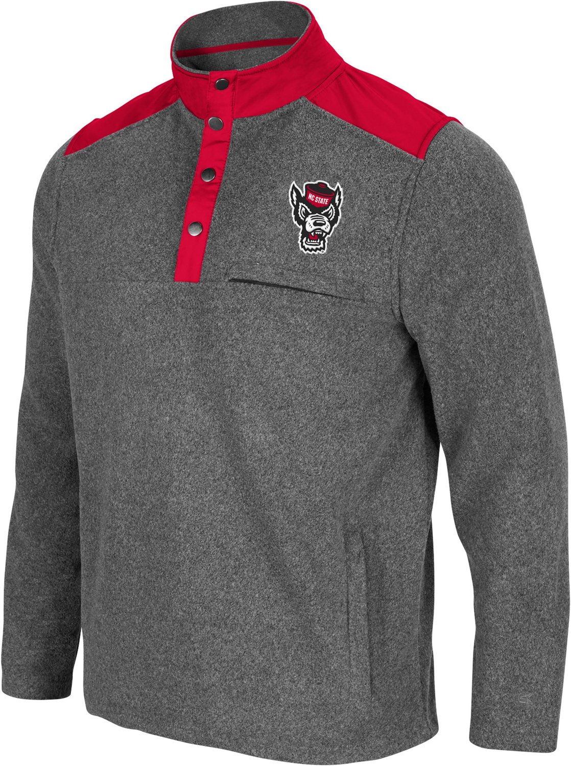 Colosseum Athletics Men's North Carolina State University Huff Snap Pullover