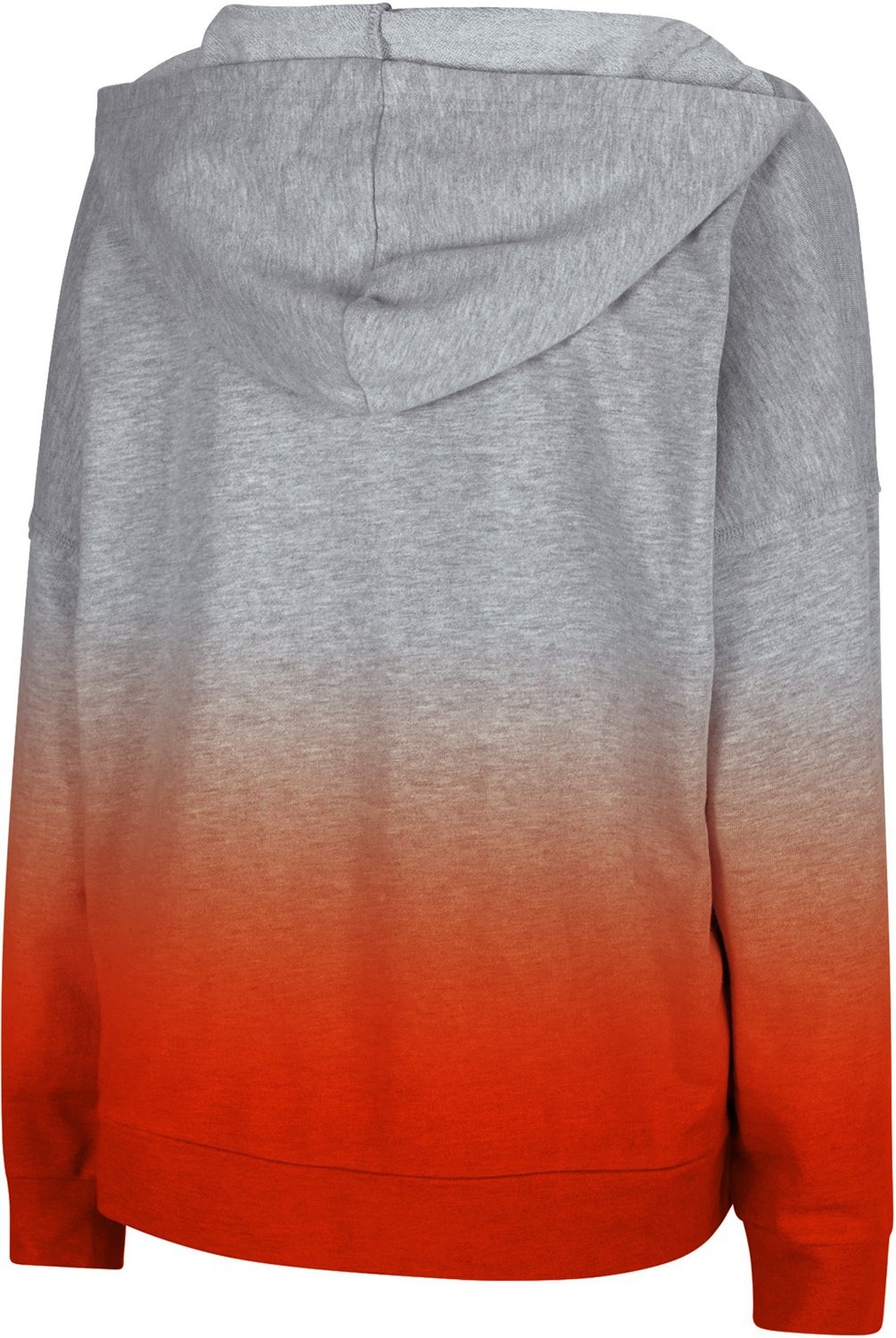 Colosseum Athletics Women's Clemson University On Wednesday Dip Dye Pullover Lightweight Hoodie - view number 2