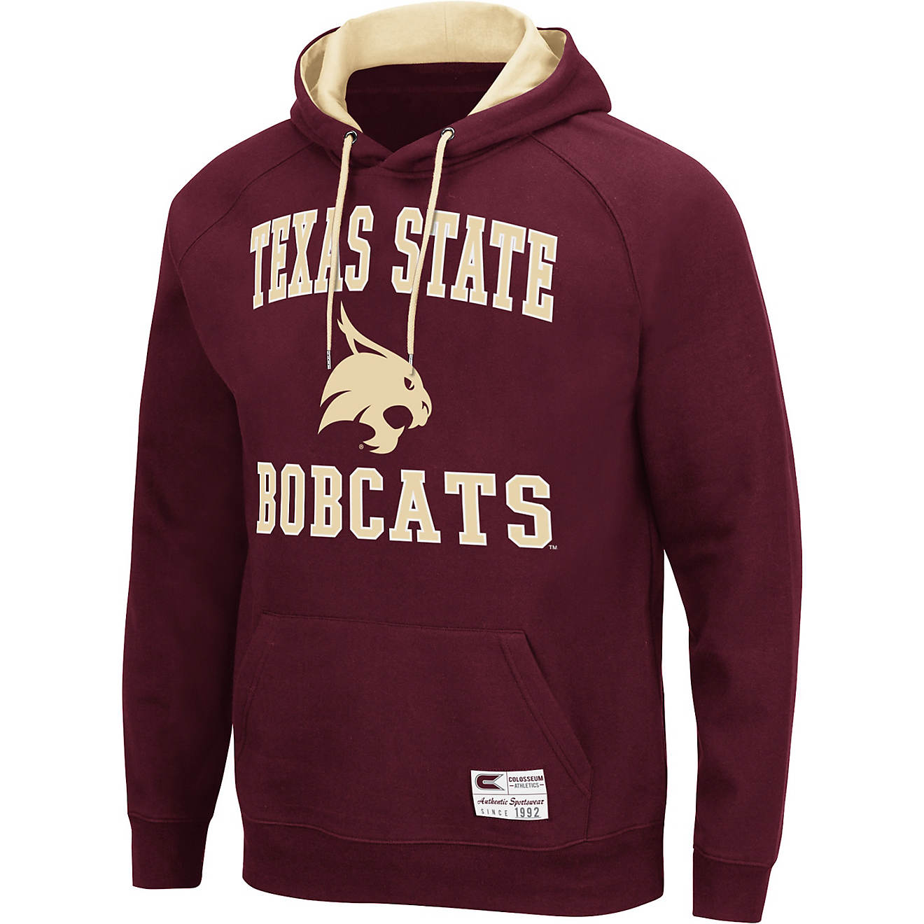 Colosseum Athletics Men's Texas State University Grove Fleece Pullover Hoodie                                                    - view number 1