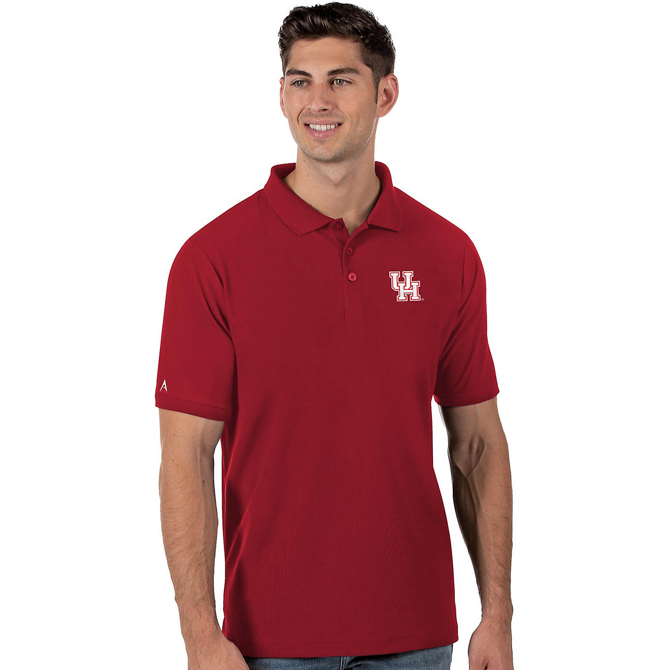 Antigua Men's University of Houston Legacy Pique Polo Shirt                                                                      - view number 1
