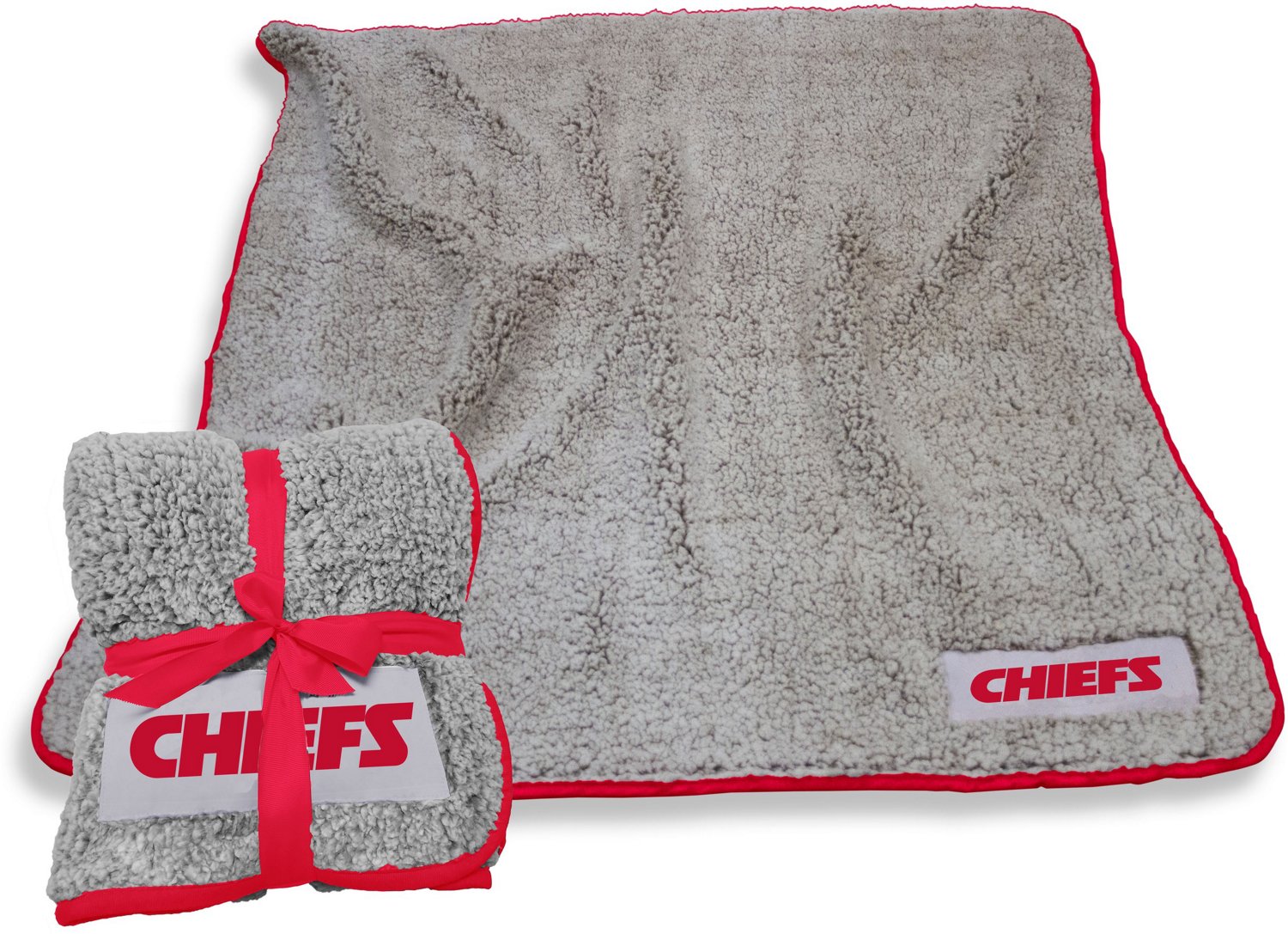 Logo Kansas City Chiefs Frosty Fleece Throw Blanket Academy